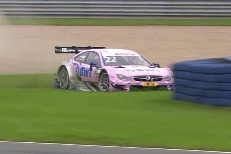 Lucas Auer: Crash in Oschersleben