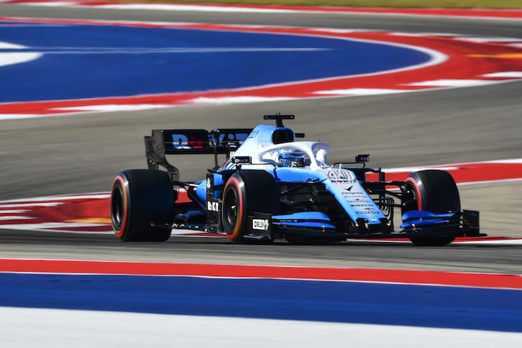 Nicholas Latifi in Austin