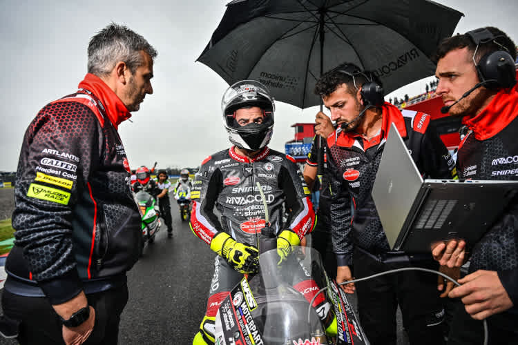 Mirko Cecchini (links) neben Romano Fenati