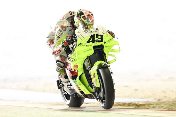 Fabio Di Giannantonio hatte am Freitag Spaß in Motegi