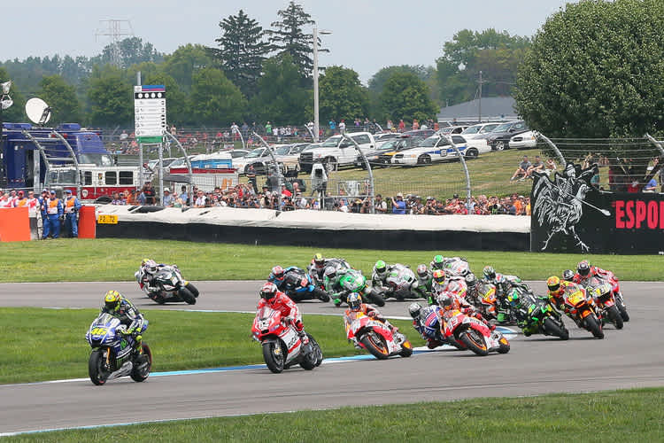 Valentino Rossi führt beim Indy-GP: MotoGP-WM 2015 live bei ServusTV?