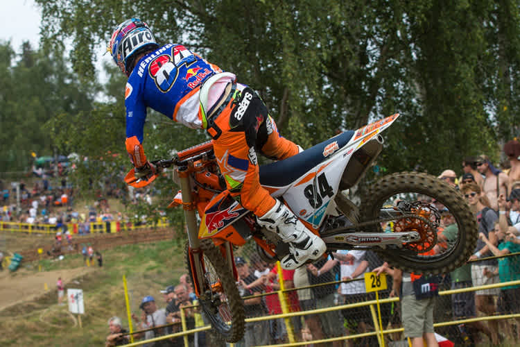 Jeffrey Herlings gewann den ersten Lauf in Loket