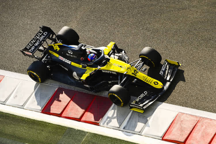 Fernando Alonso bei den Abu Dhabi-Testfahrten