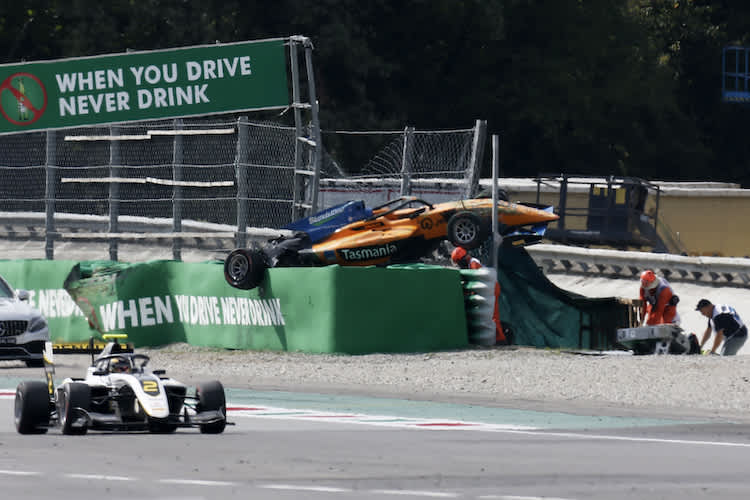 Der Unfall von Alex Peroni war fürchterlich