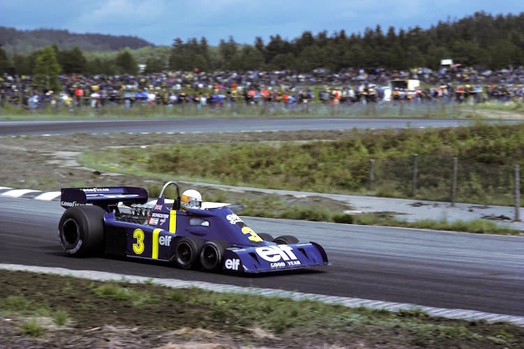 Jody Scheckter 1976 in Anderstorp, Schweden