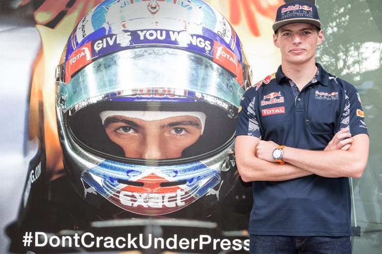 Bislang schafft das Max Verstappen ganz gut