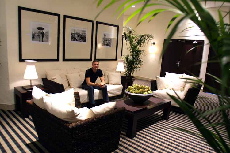 David Coulthard entspannt im «Columbus»