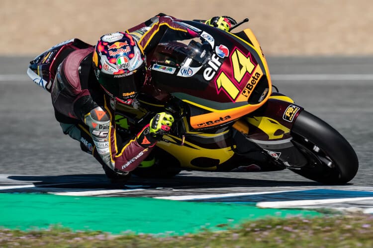 Tony Arbolino mit neuem Helm-Design