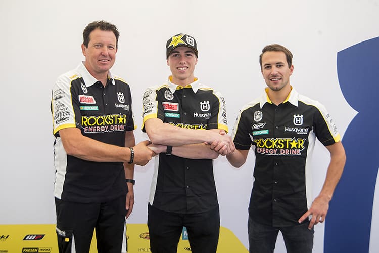 Jacky Martens, Jed Beaton und Diego Clement (v.l.)