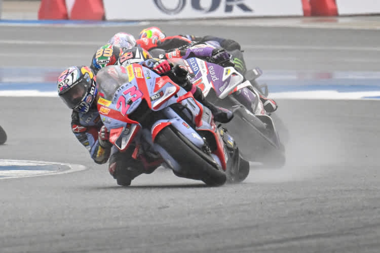 Enea Bastianini hatte Mühe, sich den Durchblick zu bewahren