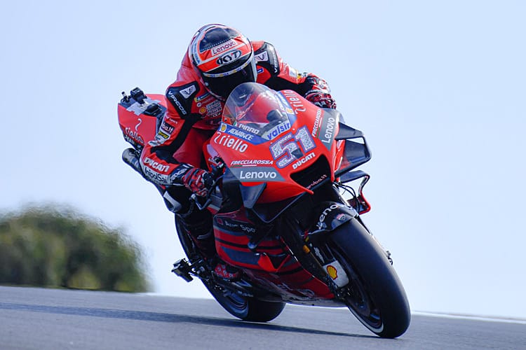 Michele Pirro (Ducati) führte am zweiten Tag die Zeitentabelle an