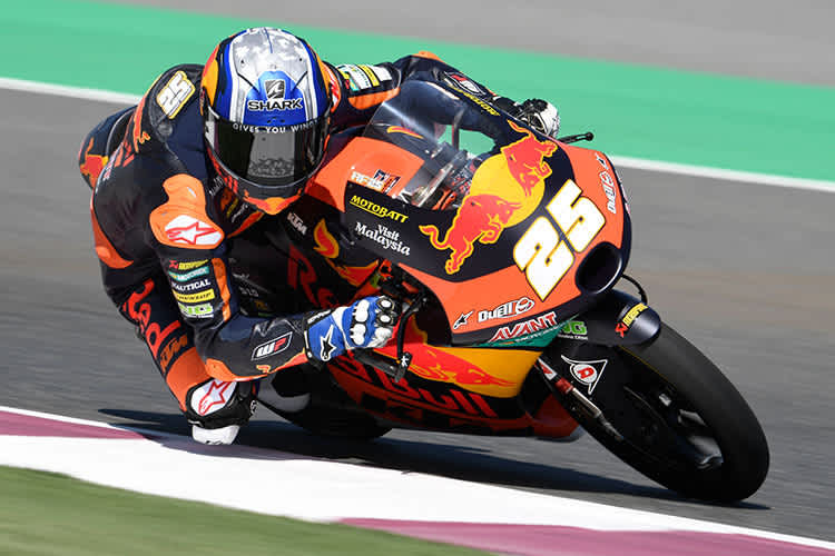 Ex-Junioren-Weltmeister Raúl Fernandez auf der Red Bull Ajo-KTM