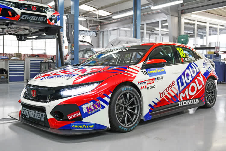 Vielversprechendes Rennpaket: der neue Honda Civic Type R TCR vom LIQUI MOLY Team Engstler