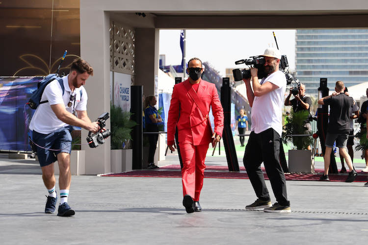 Lewis Hamilton in Saudi-Arabien