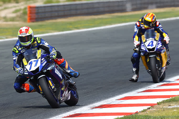 Domi Aegerter vor Steven Odendaal