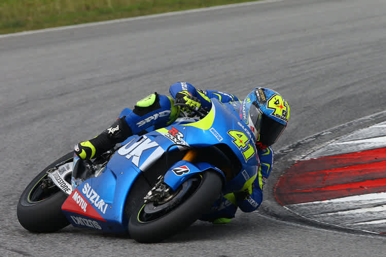 Aleix Espargaró (4.) leistete sich einen Ausrutscher