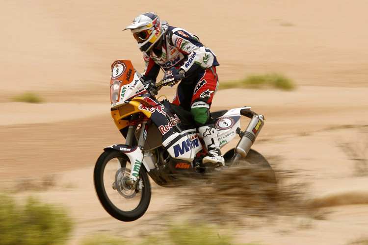 Marc Coma: sein Rennen endete schmerzhaft