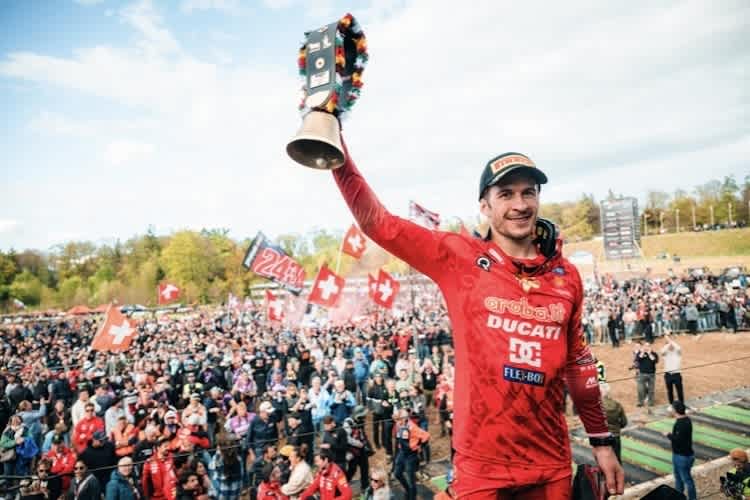 Jeremy Seewer bescherte Ducati das erste Motocross-WM-Podium