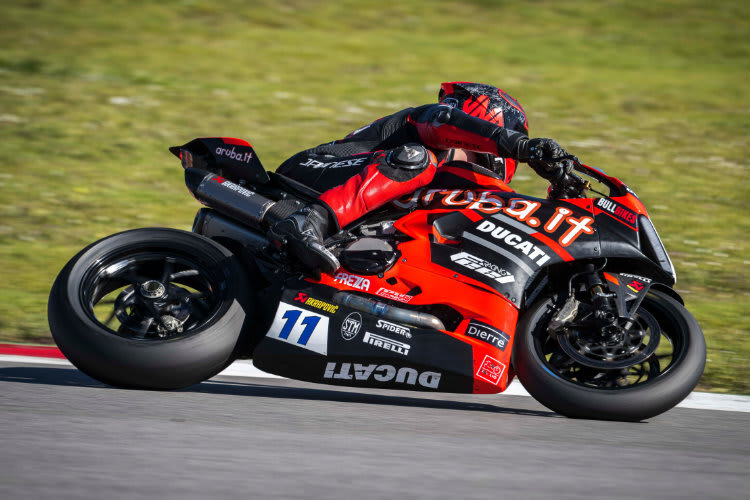 Nicolo Bulega bei den Wintertests in Portimao