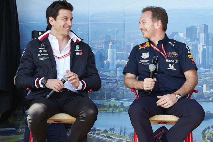 Toto Wolff und Christian Horner