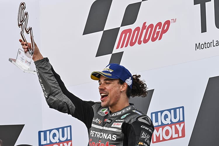 Sieger Franco Morbidelli ist jetzt WM-Vierter