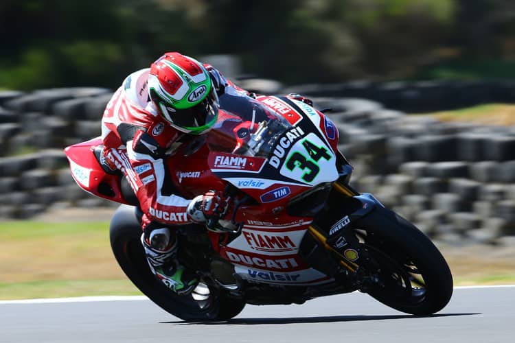 Davide Giugliano fuhr auf Phillip Island zweimal auf Rang 4