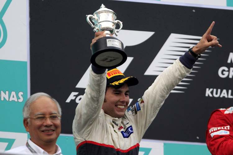 Sergio Perez sammelte 2012 drei Podestplätze