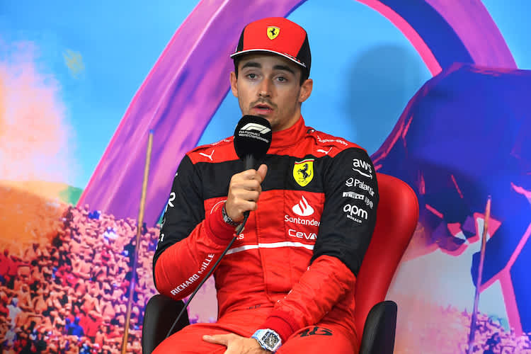 Charles Leclerc liebt Chronographen