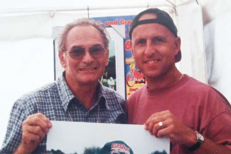 Koni Aigner (li.) mit Simon Wigg