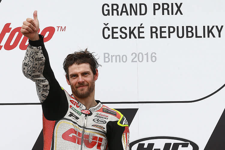 Cal Crutchlow siegte 2016 in Brünn und auf Phillip Island
