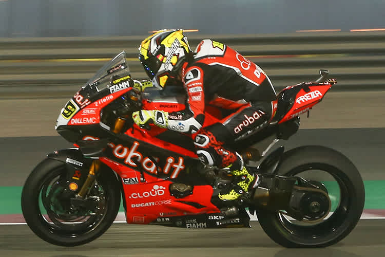Alvaro Bautista auf dem Losail Circuit