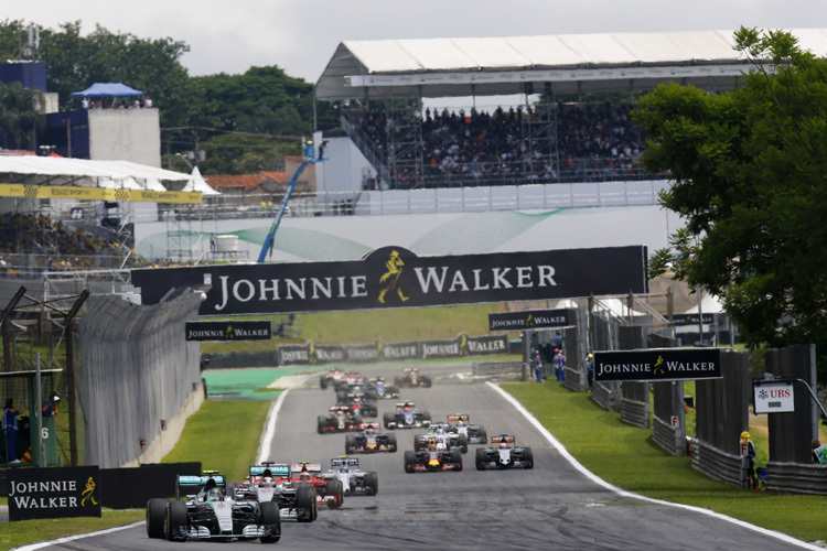 Nico Rosberg hatte von Anfang an die Nase vorn