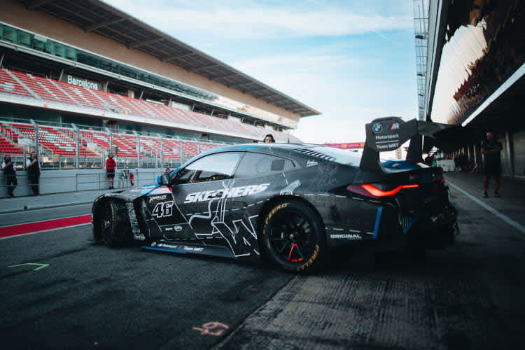 Der BMW M4 GT3 mit Rossis ikonischer Startnummer 46