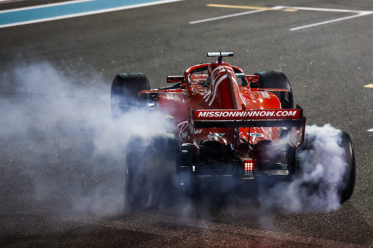 Das «Mission Winnow»-Logo ist seit dem Japan-GP 2018 auf den roten Rennern zu sehen  