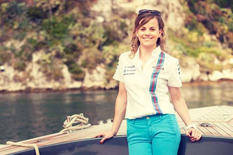 Susie Wolff ist vor ihrem Einsatz tiefenentspannt