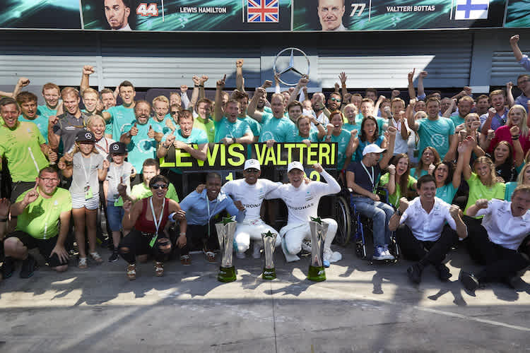 Einen überlegenden Doppelsieg wie in Monza wird es für Mercedes in Singapur kaum geben