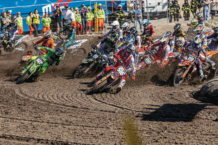 Im zweiten Lauf preschte Simon Längenfelder vom Start vorne weg