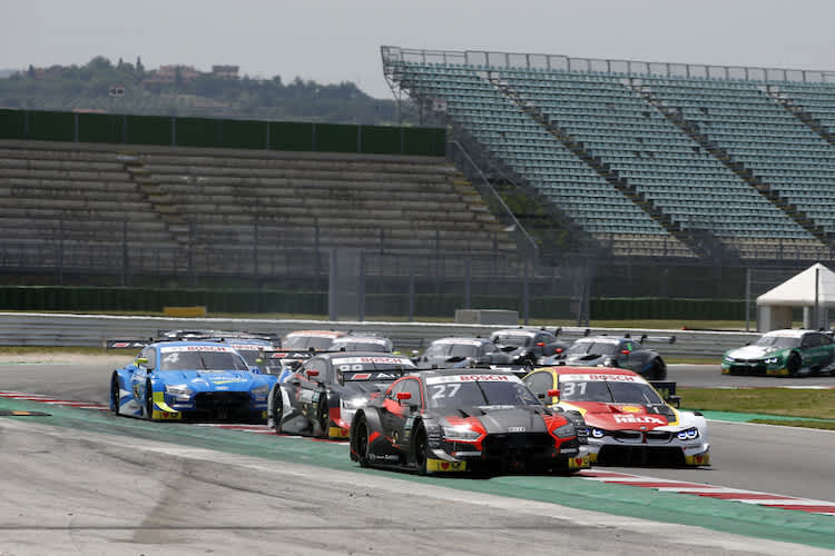 Die Tribünen in Misano waren zum Großteil leer