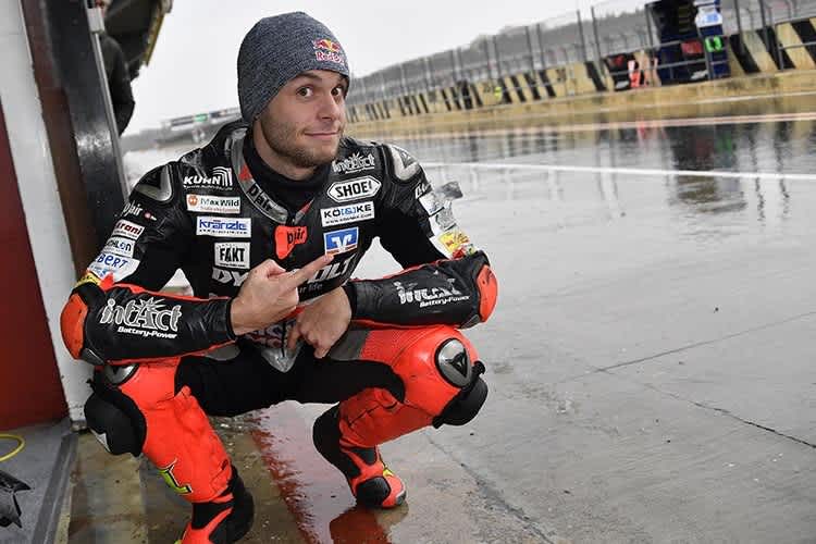 Sandro Cortese im spanischen Regen