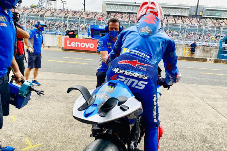 Suzuki wie Ducati: Mit Wings am Heck