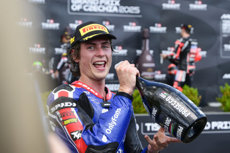 Joe Roberts genoss seinen Brünn-Sieg