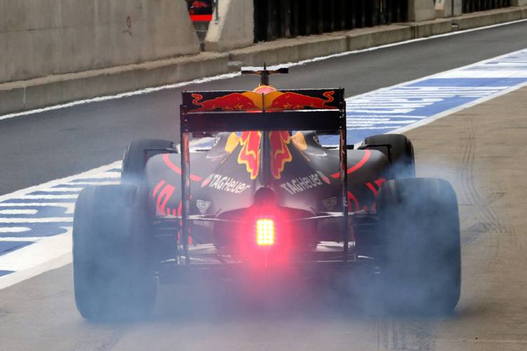 Max Verstappen gibt Gas