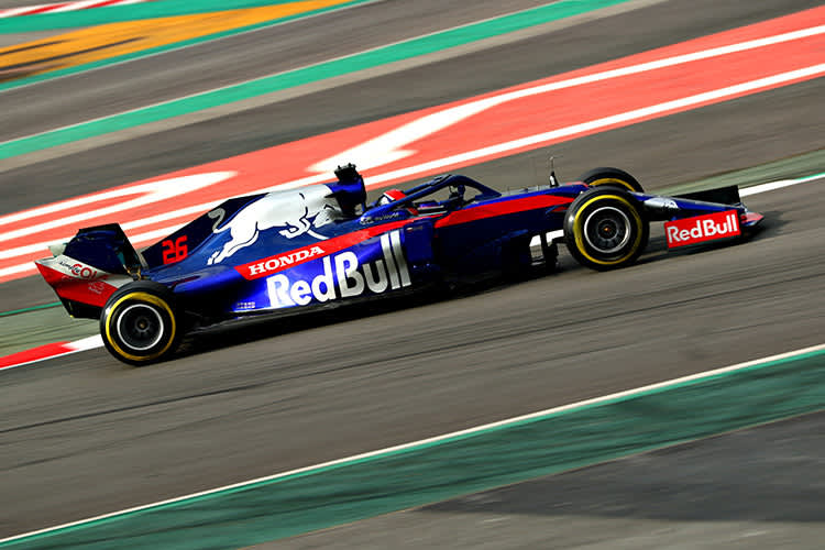 Daniil Kvyat liess die Honda-Ingenieure jubeln