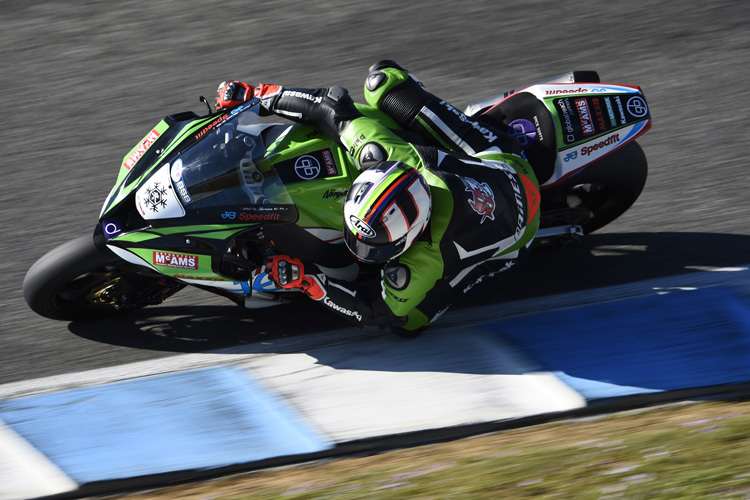 Leon Haslam in Jerez
