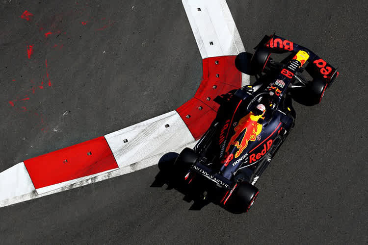 Max Verstappen in Baku