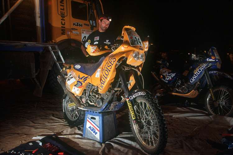 Oft blieb nicht viel Zeit zum Schrauben