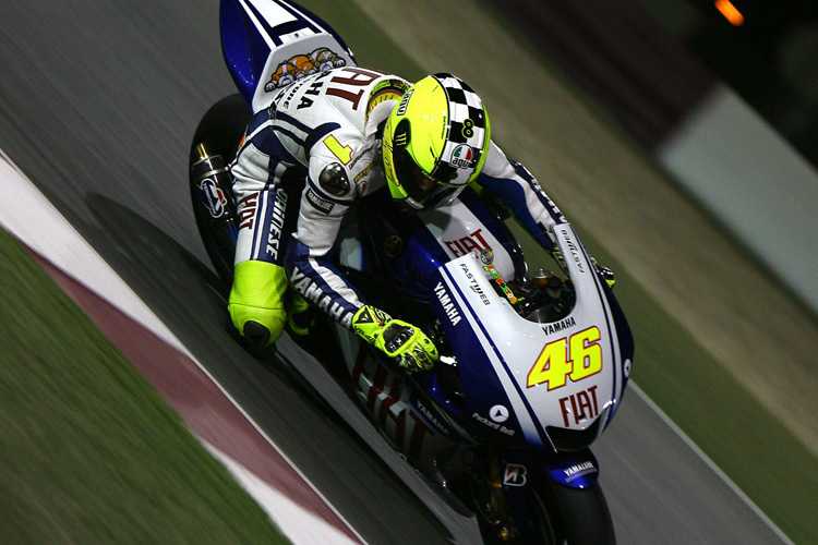 Rossi legte 51 Runden zurück