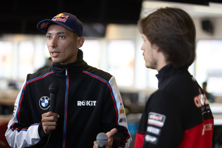 Laut Tardozzi gleich talentiert: Toprak Razgatlioglu (li.) und Nicolo Bulega