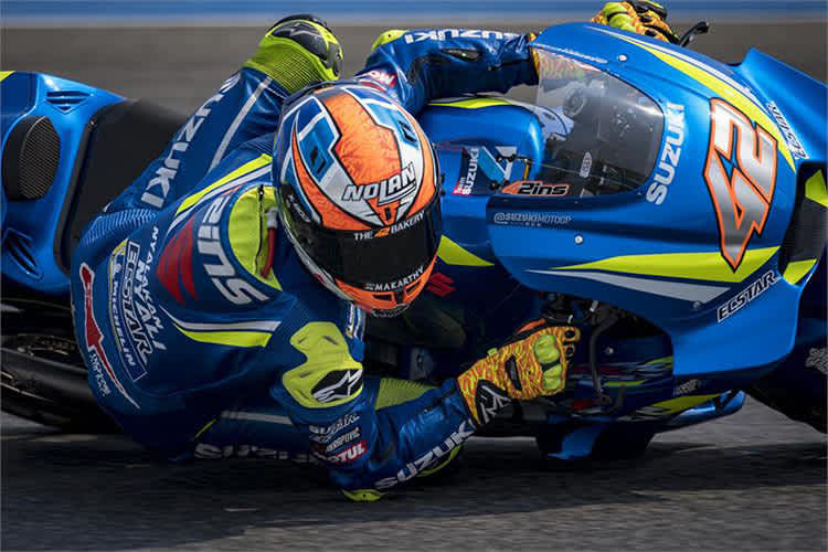 Alex Rins auf der Suzuki GSX-RR