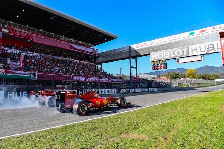 Bei den Ferrari Mondiali vom Spätsommer 2019